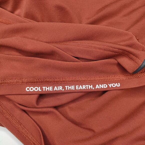 Rhone Delta Pique Polo Shirt Mens XXL 2XL Red Short Sleeve Stretch Commuter - Picture 7 of 8